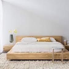ethnicraft oak madra queen size bed contemporary bed contemporary bed frame bed frame design