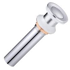 bathroom pop up sink drain stopper chrome