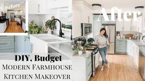 Whether you want to renovate a small space or add function to a galley kitchen, these affordable updates will help you get a kitchen you love. Diy Small Kitchen Makeover On A Budget Modern Farmhouse Kitchen Makeover