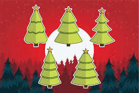 Download Christmas Tree Set Graphic By Studioisamu Creative Fabrica Yellowimages Mockups