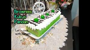 7 cara membuat donat madu enak. Resep Brownies Kukus Pandan Enak Dan Gak Ribet Youtube