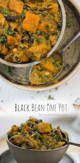 Easy Black Bean One Pot Vegan Gluten Free Repas Vegetarien Recette Repas Recette Vegetarienne