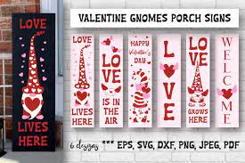 Maybe you would like to learn more about one of these? Valentine Gnomes Porch Signs Svg Cutting Files 1091259 Cut Files Design Bundles