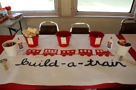 Themed Thomas The Train Birthday Party Ideas For Toddlers Pin By Jen Waters On Choo Choo Train Themed Party Train Theme Birthday Party Train Party Thomas The Train Birthday Party