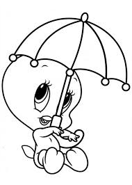 Tweety 52 printable coloring page. Baby Tweety Coloring Pages Coloring And Drawing