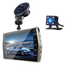 Camera Video Auto Dvr Dubla Fullhd Techstar T667 Unghi 170 Display 4 Senzori Miscare Si Night Vision Emag Ro