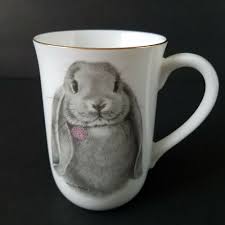 Otagiri Bunny Coffee Mug Jonahs Workshop Long Ear Rabbit V Miller Japan Otagiri Mugs Coffee Mugs Vintage Japan