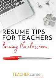 Maybe you would like to learn more about one of these? Teacher Career Change Resume Tips To Help You Land That Job