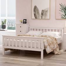 Juskys polsterbett toulouse 140x200 cm mit matratze, lattenrost, kopfteil, led & stauraum in schwarz. Merax Massivholzbett Hypnos Doppelbett Ehebett Bettgestell 140 X 200 Cm Mit Kopfteil Und Lattenrost Online Kaufen Otto