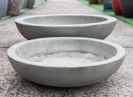 Garden Patio Planter Pot Modstone Montague Round Lightweight Low Bowl Concrete In Home Garden Yard Garden Outdoor Patio Planters Concrete Garden Planters