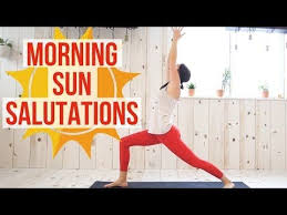 15 Min Morning Sun Salutations Yoga Flow Youtube Morning Yoga Yoga Flow Morning Yoga Sequences