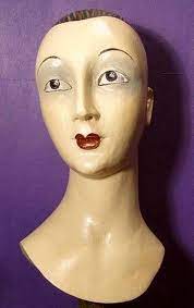 Vintage Art Deco Lady Hat Stand Art Deco Lady Boudoir Dolls Vintage Art Deco
