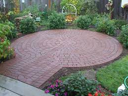 59 Cool Rock Concrete Brick Patio Ideas To Realize Now Architecture Lab Brick Patios Garden Paving Patio Border Ideas