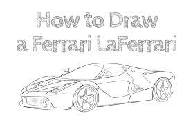 Founded in 1928 by racer enzo ferrari. How To Draw A Ferrari Laferrari How To Draw Easy