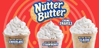 The nutter butter is loaded with peanut flavor and also a lot of unwanted ingredients. Peanut Butter Cookie Milkshakes Nutter Butter Creme Shakes