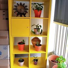 Used billy bookshelf ikea for sale in new york letgo. Cny 59 Ikea Yellow Kallax Shelving Unit Bookcase Cabinet Furniture Home Living Furniture Shelves Cabinets Racks On Carousell