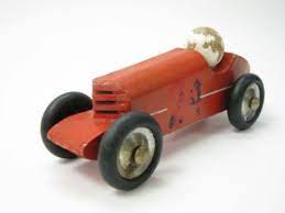 Rare Vintage Wood Wooden 24 Racer Model Car Toy Wooden Toy Cars Vintage Wood Toy Car