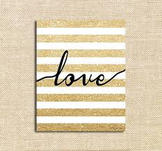 Love Art Print Gold Glitter Love Printable Digital Art Etsy Diy Canvas Digital Art Printables Art Diy