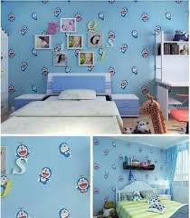 Ruangan yang indah dan rapi pastinya akan membuat pemiliknya merasa nyaman dan membuat mood anda merasa. Jual Gh103 Doraemon Polos Walpaper Stiker Dinding 10mx45cm Wallpaper Dinding Dekorasi Kamar Tidur Anak Di Lapak Etoshop Bukalapak