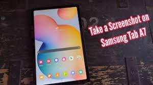 The second by swiping the screen (palm swipe to capture). Samsung Galaxy Tab A7 Take A Screenshot How To Capture Screen Youtube