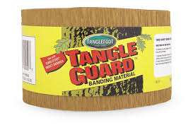 It specifically obstructs cutworms, black vine weevils, webworms, tussock moths, tent and army caterpillars, ant, pecan and root weevils, cankerworms, and gypsy moths. Tanglefoot Tree Care Kit Tree Insect Barrier Tangle Guard Wrap Combo Patio Lawn Garden Sprayers Accessories