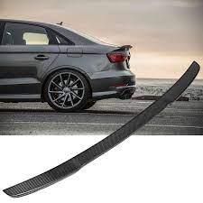 Full Carbon Fiber Rear Trunk Car Spoiler Wing For 14 18 Audi A3 S3 Rs3 Sedan V Type 4door In 2021 Audi A3 Sedan Audi A3 Sedan