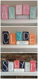 Baby Name Blocks Personalized Baby Gift Baby Shower Idea New Mom Gift Baby Boy Or Girl Nurse Baby Shower Gifts For Boys Baby Boy Gifts Baby Name Blocks