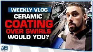 Unlike many paint protection products out there, the ceramic coat does not require enhancers to maintain its glossy shine or lifetime guarantee. Ceramic Coating Over Swirl Marks Amdetails Vlogs S2 Youtube