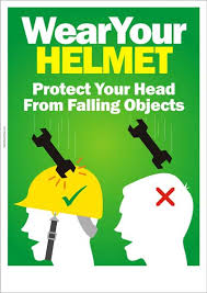 Chemical spills safety guidance poster laminated, size 59cm x 42cm user friendly text and clear illustrations mean that this poster is easy to understand and follow. Wear Your Helmet Safety Poster Shop
