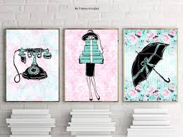 5 diy dorm room decor ideas! Fashion Breakfast Audrey Cat Themed Room Wall Art Prints Poster Decor Umbrella Buy Online In Botswana At Botswana Desertcart Com Productid 156722843