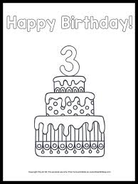 I hope you enjoy coloring these free printable happy birthday coloring sheets (or give as a gift) and i they would really work well as happy birthday coloring pages for mom too! Free Printable Happy 6th Birthday Cake Coloring Page The Art Kit