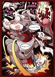 The lust of Vaggie and angel dust porn comics. Big penis porn comics.