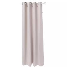 Rideau de porte plastique multicolore : Rideau Occultant A Oeillets Pour Porte Fenetres Rose Pale Gifi