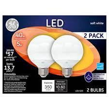 Search on info.com for led globe vanity light bulbs. General Electric Led 40w 2pk G25 Globe Light Bulb White Target