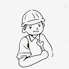 Learn how to build a fun construction worker clipart using all the basic tools needed to achieve your goal! Construction Worker Master Simple Stroke Image Construction Workers Migrant Workers Laborers Png Transparent Clipart Image And Psd File For Free Download
