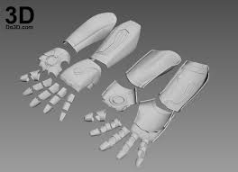 3d Printable Iron Man Mark Xlvi Model Mk 46 From Captain America Civil War Gauntlet Hand Glove Forearm Print Iron Man Hand Iron Man Iron Man Cosplay