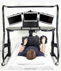 可调角度电脑桌 宅人必备 desk computer desk bed desk