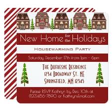 New Home For The Holidays Housewarming Party Invitation Zazzle Com Housewarming Party Invitations Housewarming Party Housewarming Wishes