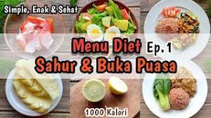 Daripada menyantap menu yang mengandung banyak kalori, akan lebih baik jika menu sahur dan buka puasa kita dipenuhi serat dan protein. Menu Diet Bulan Puasa Kevin Zahri Diet Sehat Cute766
