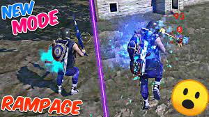 Menu mode (player visual) 1. New Mode Rampage Is Best Free Fire Youtube