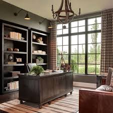Restoration Hardware Styled Model Home With Gorgeous Interiors In Michigan Home Office Design Office Interior Design Model Homes