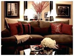Red And Gold Living Room Decor Red Gold And Brown Living Room Brown And Gold Living Room Tan Living Room Living Room Decor Brown Couch Brown Living Room Decor