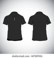 Download T Shirt Black Template Front Back Stock Vector Royalty Free 447587041