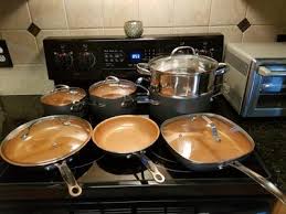Prepare food without the need for butter, fat, or grease. Gotham Steel 12 Piece Non Stick Cookware Dishwasher Safe Pots And Pans Set Walmart Com Walmart Com