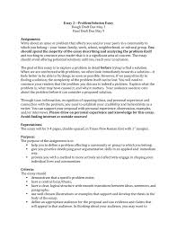 A rough draft is the beginning of your ideas and thoughts merging into a storyline. Essay 2 Problem Solution Essay Assignment Rough Draft Due May 3