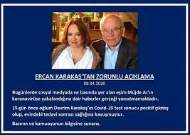 Ercan karakaş, eşi müjde ar'ın corona virüse yakalandığı iddialarıyla ilgili açıklama yaptı. Mujde Ar In Esi Ercan Karakas Tan Koronavirus Corona Virusu Aciklamasi Magazin Haberleri