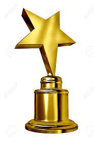 10 x gold rising star star multisport trophy award 175mm. Gold Star Award On A Blank Metal Trophy Isolated On White Stock Photo Picture And Royalty Free Image Image 12668097