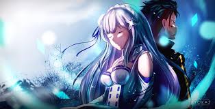 Hd Wallpaper Re Zero Subaru X Emilia Couple Closed Eyes After Fight Wallpaper Flare However, even though subaru is wearing a disguise, petra and other children of the village immediately figure out who he is. hd wallpaper re zero subaru x emilia