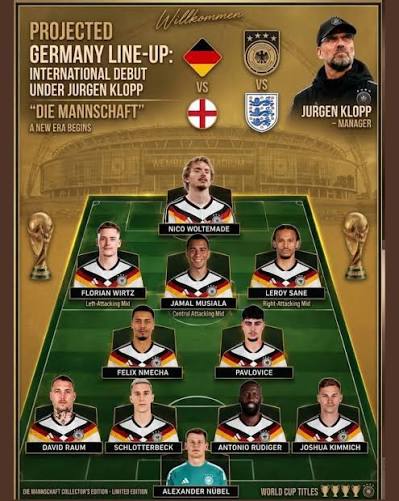 🚨🇩🇪 KLOPP'S FIRST GERMANY SQUAD IS COMING! Jürgen Klopp is set to announce his first Germany squad on September 17. 👀🇩🇪 Germany will then face: 🇳🇱 Netherlands — September 24 🇬🇷 Greece —