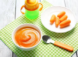 Puree De Carottes Bebe Au Thermomix Enfant Com Puree Carotte Repas Pour Bebe Faits Maison Recette Puree Bebe